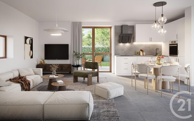 Appartement T3 à vendre - 3 pièces - 67.23 m2 - AIX LES BAINS - 73 - RHONE-ALPES - Century 21 Alp-Immo-Confiance