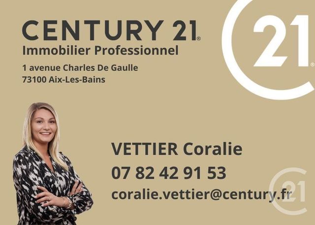 divers à vendre - 32.12 m2 - VIVIERS DU LAC - 73 - RHONE-ALPES - Century 21 Alp-Immo-Confiance